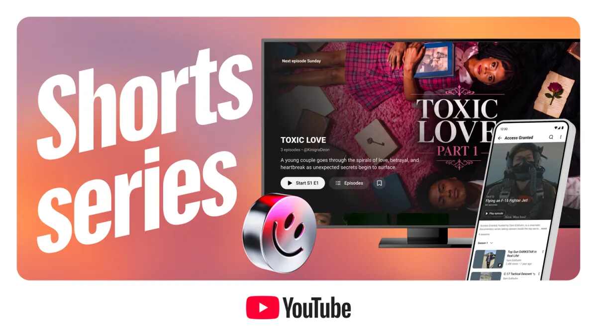 O novo recurso ‘Série de Shorts’ do YouTube traz visualização episódica de Shorts