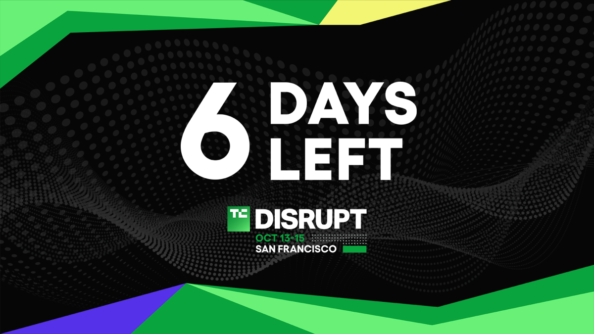 Faltam 6 dias para avançar no Disrupt 2026