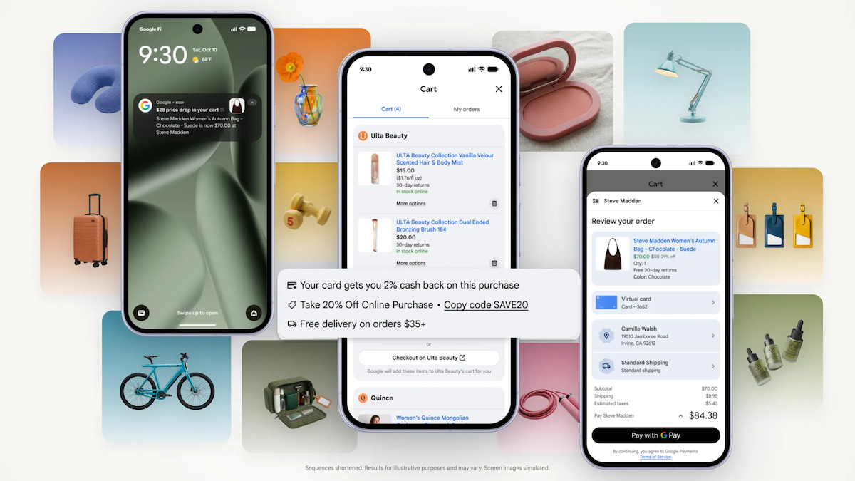 A ferramenta de compras Universal Cart do Google é lançada nos EUA