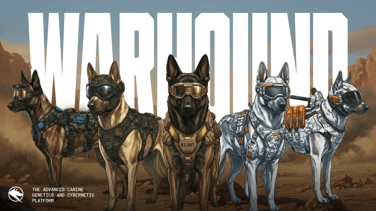Warhound arrecada US$ 200 milhões para projetar cães de guerra e equipá-los com equipamentos Anduril