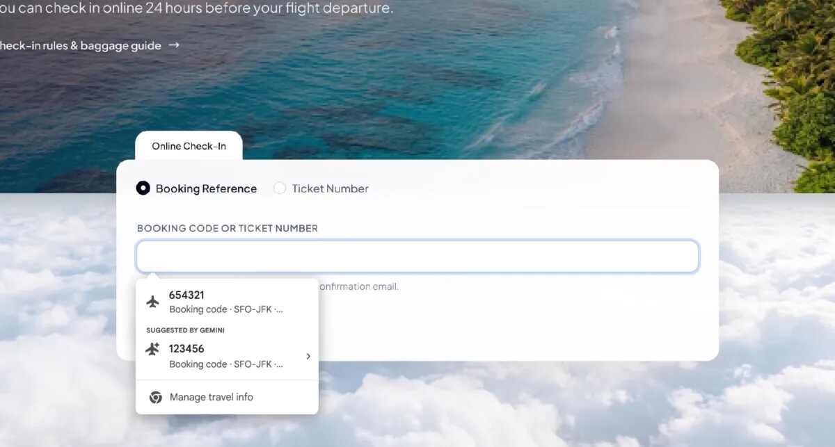O preenchimento automático com tecnologia de IA do Chrome agora pode vasculhar seu Gmail para preencher formulários